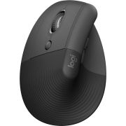 Logitech Lift linkshandige ergonomische muis - Zwart