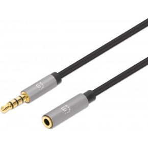 Manhattan 356053 audio kabel 5 m 3.5mm Zwart