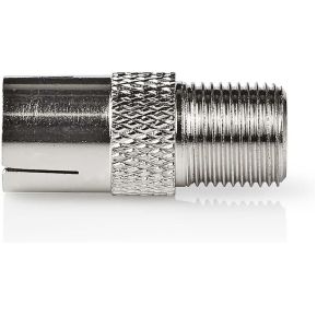 Nedis Satelliet En Antenne Adapter F Female Iec Coax 10 Stuks Metaal nedis kopen in de aanbieding