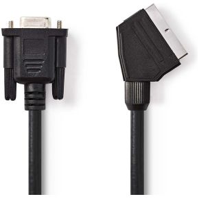 Nedis Scart Vga Kabel Male Female 20 M Zwart nedis kopen in de aanbieding