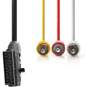 Nedis-Schakelbare-SCART-Kabel-SCART-Male-3x-RCA-Male-1-0-m-Zwart