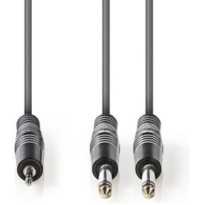 Nedis Stereo Audiokabel 2X 635 Mm Male 35 Mm 30 M Grijs nedis kopen in de aanbieding