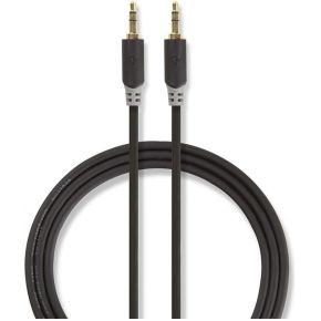 Nedis Stereo audiokabel | 3,5 mm male - 3,5 mm male | 5,0 m | Antraciet