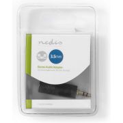 Nedis-Stereo-Audioadapter-3-5-mm-Male-6-35-mm-Female-Zwart