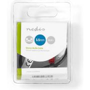 Nedis-Stereo-Audiokabel-3-5-mm-Male-2x-RCA-Female-0-2-m-Zwart-CAGB22250BK02-