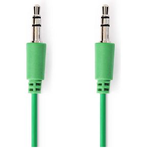 Nedis Stereo Audiokabel 35 Mm Male 35 Mm 10 M Groen nedis kopen in de aanbieding
