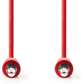 Nedis Stereo Audiokabel 35 Mm Male 35 Mm 10 M Rood nedis kopen in de aanbieding
