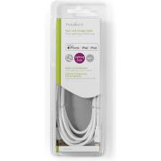 Nedis-Sync-and-Charge-Kabel-Apple-Lightning-USB-A-Male-3-0-m-Wit