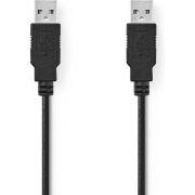 Nedis-USB-2-0-Kabel-A-Male-A-Male-2-0-m-Zwart-CCGB60000BK20-