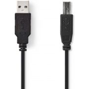 Nedis-USB-2-0-Kabel-A-Male-B-Male-2-0-m-Zwart-CCGB60100BK20-