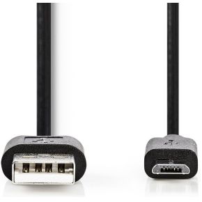 Nedis Usb 20 Kabel A Male Micro B 10 M Zwart Ccgp60500Bk10 nedis kopen in de aanbieding