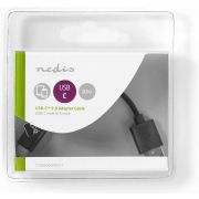 Nedis-USB-2-0-Kabel-Type-C-Male-A-Male-0-1-m-Zwart-CCGB60600BK01-