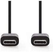 Nedis USB 2.0-Kabel | Type-C Male - Type-C Male | 1,0 m | Zwart [CCGB60700BK10]