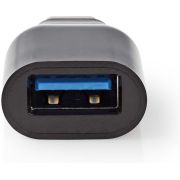 Nedis USB 3.0-Adapter | Type-C Male - A Female | Zwart