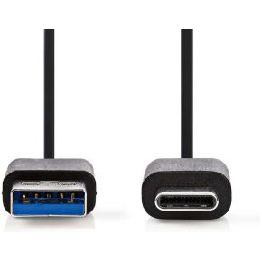 Nedis USB 3.1-Kabel | Type-C Male - A Male | 1,0 m | Zwart [CCGB61600BK10]