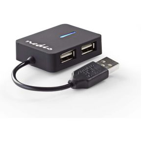 Nedis USB-hub | 4-poorts | USB 2.0 | Reisformaat