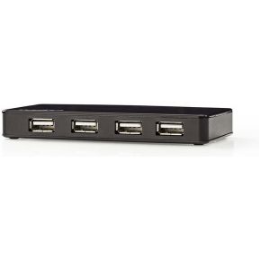 Nedis USB-hub | 7-poorts | Gevoed over USB 2.0 | Afzonderlijke voeding