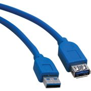 Tripp Lite U324-010 USB-kabel 3,05 m USB 3.2 Gen 1 (3.1 Gen 1) USB A Blauw