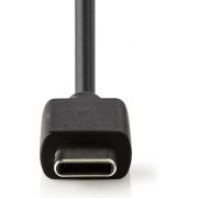 Nedis-Wandoplader-3-0-A-Vaste-kabel-USB-C-Zwart