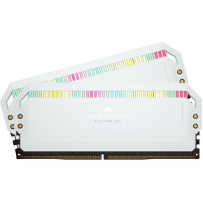 Corsair DDR5 Dominator Platinum RGB 2x16GB 5200 White geheugenmodule