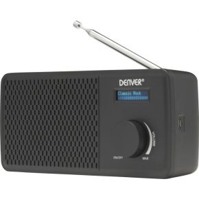 Denver Electronics Dab 41Black Radio Draagbaar Digitaal Zwart denver kopen in de aanbieding