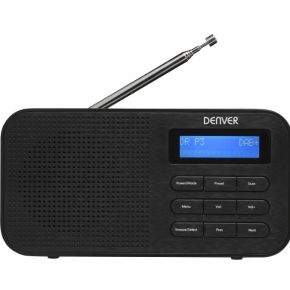 Denver Electronics Dab 42 Radio Draagbaar Digitaal Zwart denver kopen in de aanbieding