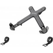 Manhattan 462211 notebookstandaard Arm met plank voor notebooks Zwart