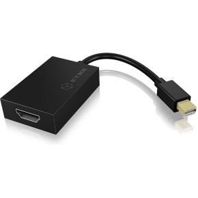 RaidSonic IB-AC544 Mini DisplayPort HDMI Type A (Standaard) Zwart