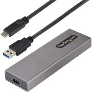 StarTech.com USB-C 10Gbps naar M.2 NVMe or M.2 SATA SSD Behuizing, Gereedschaploze Externe M.2 PCIe/