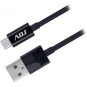 Adj 320-00019 USB-kabel 1,8 m USB 2.0 USB A Micro-USB B Zwart