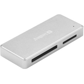 Sandberg 136-42 geheugenkaartlezer USB 3.2 Gen 1 (3.1 Gen 1) Zilver
