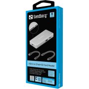 Sandberg-136-42-geheugenkaartlezer-USB-3-2-Gen-1-3-1-Gen-1-Zilver