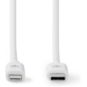 Nedis Lightning Kabel | USB 2.0 | Apple Lightning 8-Pins | USB-C© Male | 480 Mbps | Vernikkeld | 1.00 m