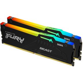 Kingston DDR5 Fury Beast RGB 2x32GB 5600 geheugenmodule