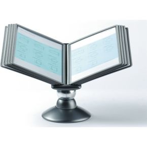 Durable Sherpa Motion Zichtpanelencarrousel Bureau Portret A4 durable kopen in de aanbieding