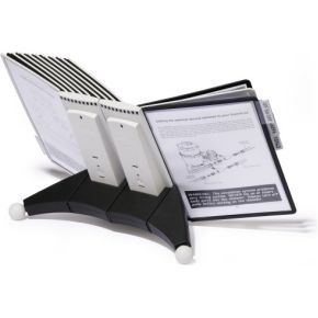 Durable Sherpa Zichtpanelencarrousel Bureau Portret A4 551922 durable kopen in de aanbieding