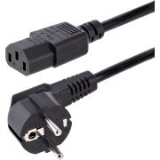 StarTech.com 713E-3M-POWER-CORD electriciteitssnoer Zwart CEE7/7 C13 stekker