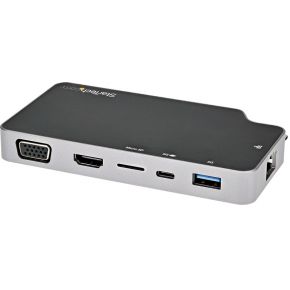 StarTech.com CDP2HVGUASPD notebook dock & poortreplicator Bedraad USB 3.2 Gen 2 (3.1 Gen 2) Type-C Z
