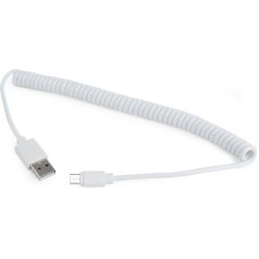 Gembird !Micro-USB 2.0 Cable AM-MBM5P/Spiral/1.5 USB-kabel 0,6 m USB A Micro-USB B Zwart