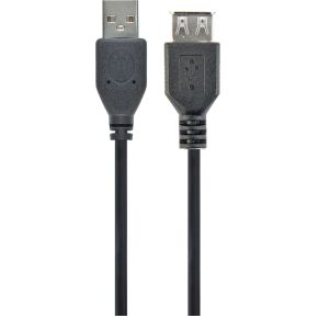 Gembird Usb 20 Extension Cable Am Afi 075M Black Kabel 075 M A Zwart gembird kopen in de aanbieding