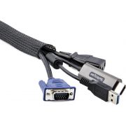 StarTech-com-WKSTNCMFLX-kabelbeheersysteem-Kabelkous-Zwart-1-stuk-s-