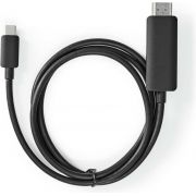 Nedis-USB-Adapter-USB-3-2-Gen-1-USB-C-copy-Male-HDMI-copy-Connector-2-00-m-Rond-Vernikkeld-PVC-