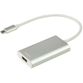 USB 3.0 Kabel 1x USB 3.1 Gen1 - 1x HDMI Type A Female Zilver/Wit