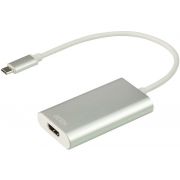 USB 3.0 Kabel 1x USB 3.1 Gen1 - 1x HDMI Type A Female Zilver/Wit
