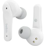 Belkin Soundform Nano Hoofdtelefoons Draadloos In-ear Oproepen/muziek Micro-USB Bluetooth Wit