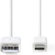 Nedis-USB-2-0-Kabel-USB-C-Male-A-Male-CCGW60600WT20-2-meter-wit