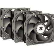 Inter-Tech 88887368 koelsysteem voor computers Computer behuizing Ventilator 12 cm Zwart 3 stuk(s)