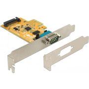 Delock 90293 PCI Express x1-kaart naar 1 x serieel met spanningsvoorziening ESD-bescherming