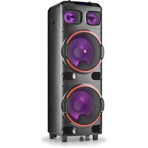 NGS Wild Dub 2 Premium Speaker 800W Double 12' Woofer Speaker - USB / Micro SD / Bluetooth (TWS) / Aux In