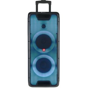 NGS Wild Rave 2 Draagbare Bluetooth Party Speaker - TWS - 300W - 12V - 3,26 Bat - USB - Aux In - Zwart